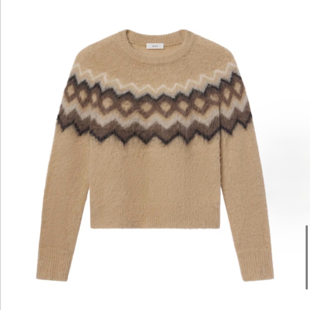 A.L.C. Ezra Fairisle Sweater Small